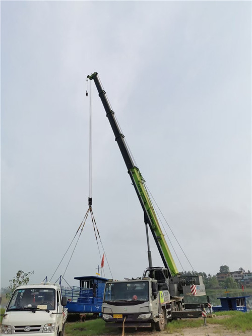 秀峰区桥梁建设吊装案例